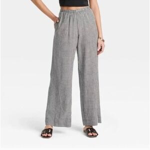 a new day Black and White Wide Leg Pants